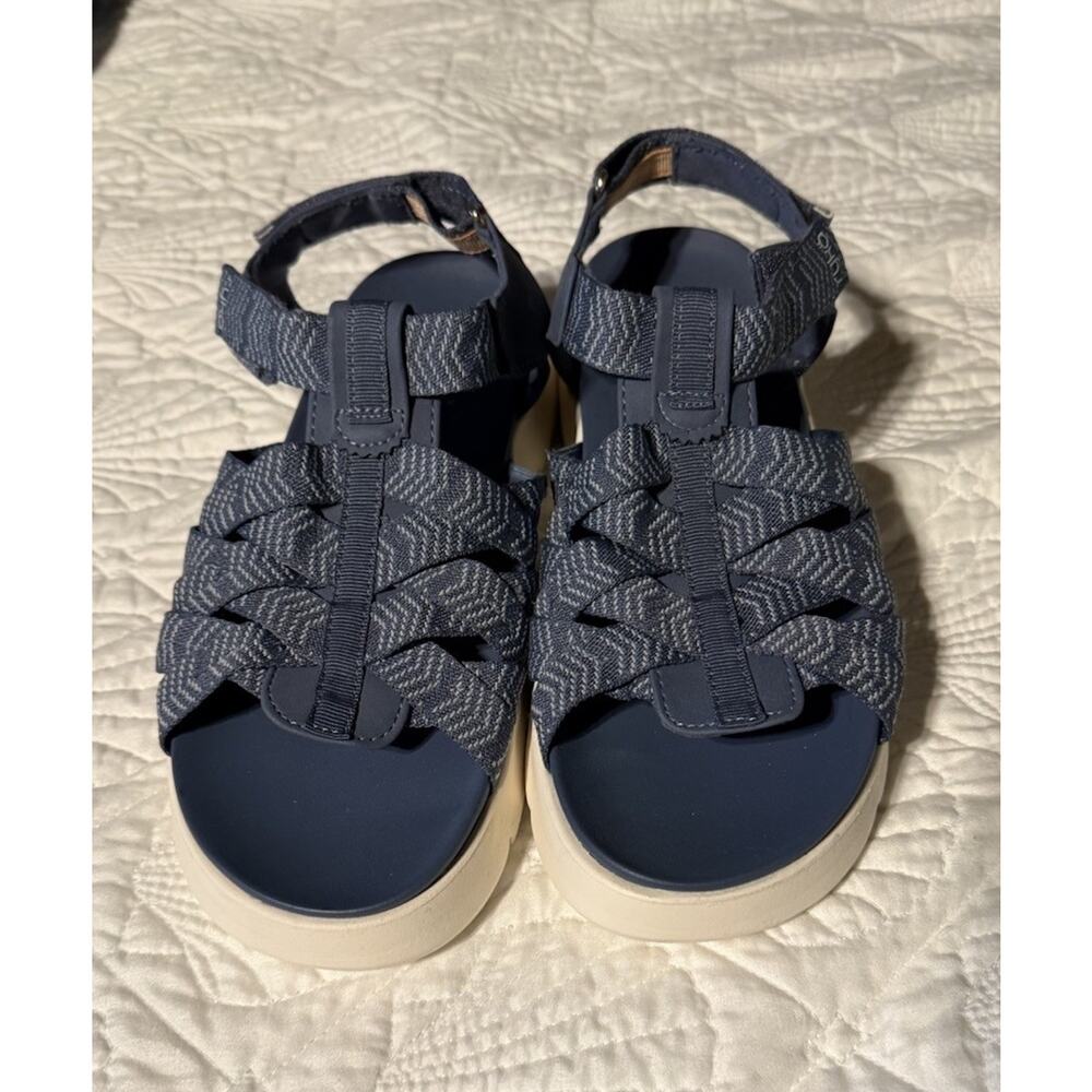 Ryka Women's Size 9 Blissful Fisherman Sandal Blue New